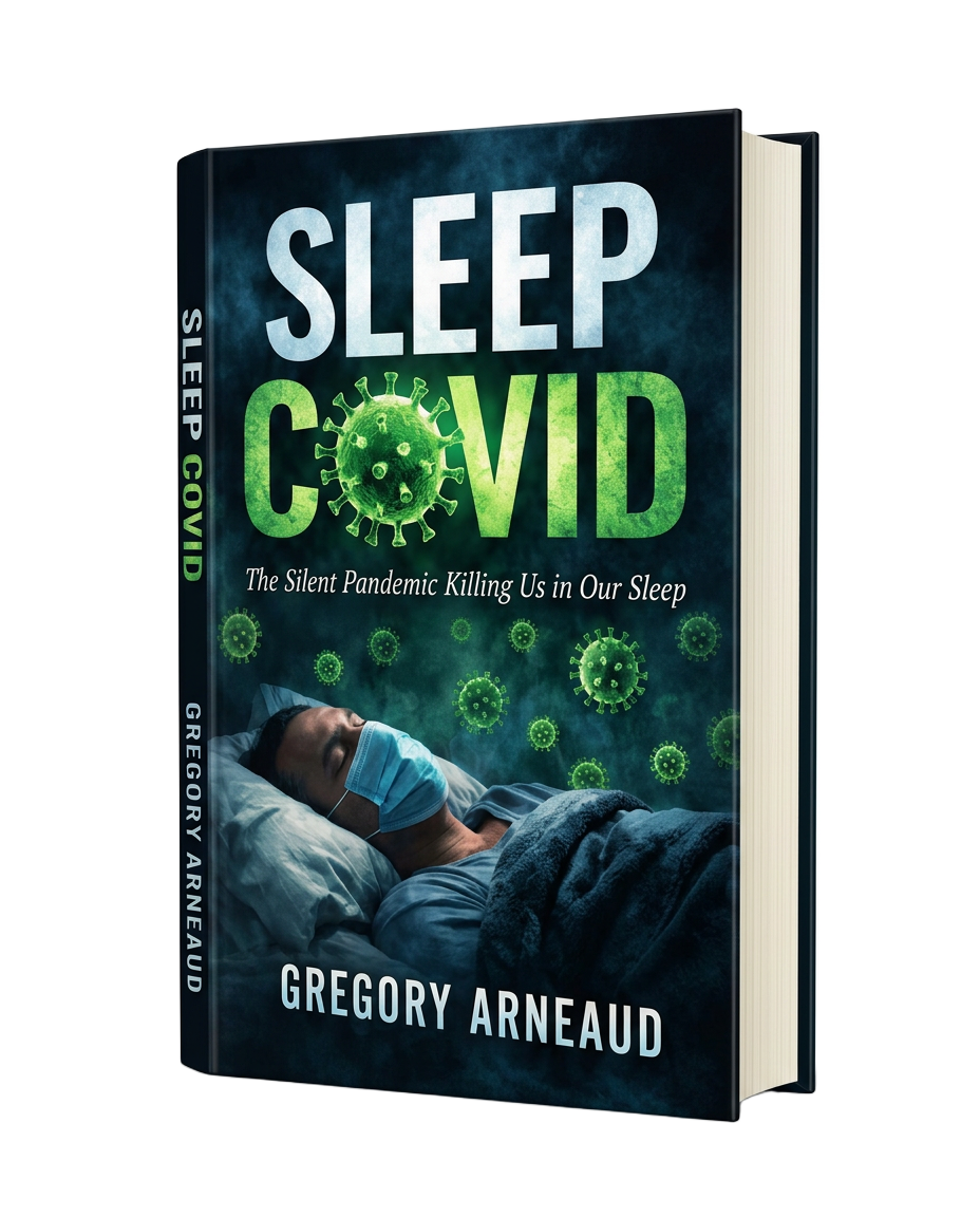 Sleep COVID: The Silent Pandemic Killing Us in Our Sleep, hardcover book by Gregory Arneaud